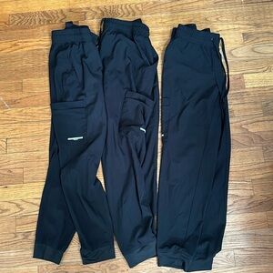 Sketchers black jogger scrubs